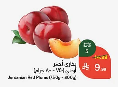 Jordanian Red Plums (750g - 800g)