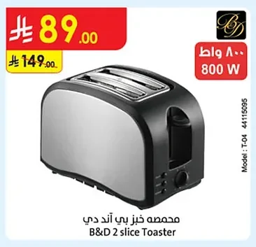 B&D 2 slice Toaster