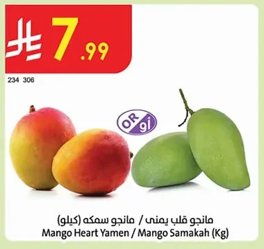 مانجو قلب يمني / مانجو سمكه