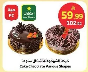 كيكة الشوكولاتة أشكال متنوعة