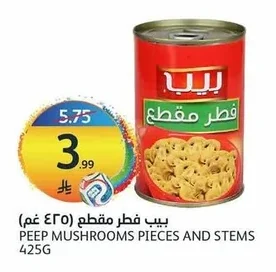 Peep Sliced Mushrooms