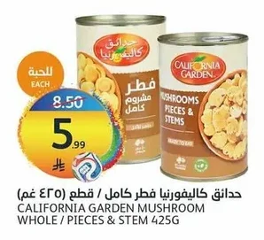 Whole / Sliced Mushrooms