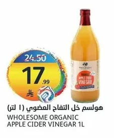 هولسم خل التفاح العضوي (١ لتر)