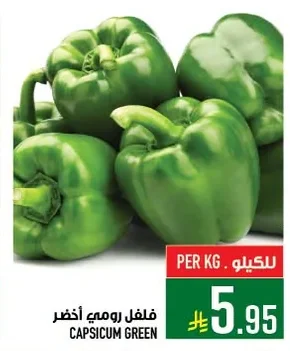 فلفل رومي أخضر