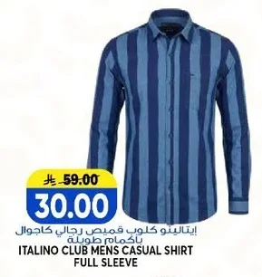 ITALINO CLUB MENS CASUAL SHIRT FULL SLEEVE