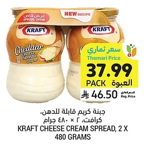 Cream Cheese Spread, 2x480g
