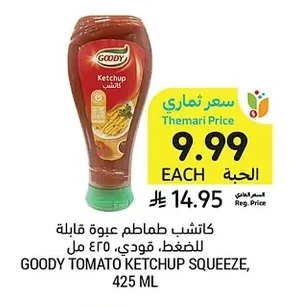 Tomato Ketchup Squeeze Bottle