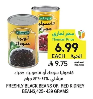 BLACK BEANS OR RED KIDNEY BEANS