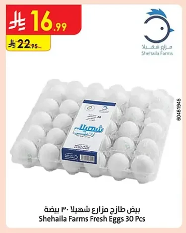 بيض طازج مزارع شهيلا