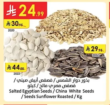 بذور دوار الشمس / فصفص مصري مالح /