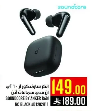 انكر ساوندكور آر ١٠٠ اي ان سي سماعات أذن