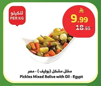 Pickles Mixed Bolive with Oil - Egypt