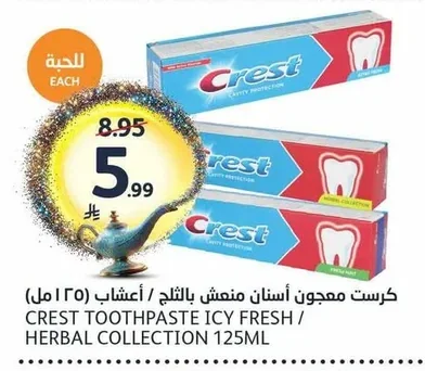 Crest Toothpaste Arctic Fresh / Herbal
