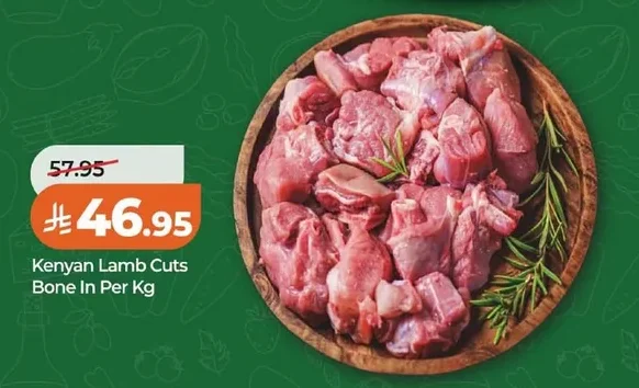 Kenyan Lamb Cuts Bone In Per Kg