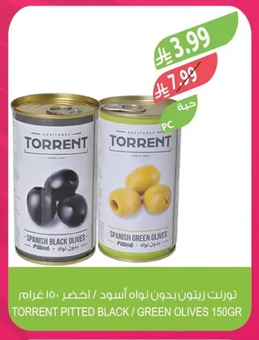 TORRENT PITTED OLIVES BLACK / GREEN