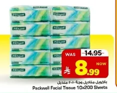 Packwell Facial Tissues
