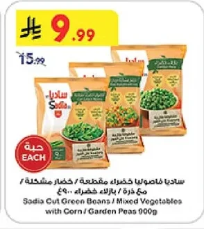 Green Beans / Mixed Vegetables / with Corn / Green Peas