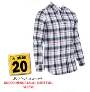 RODEO MENS CASUAL SHIRT FULL SLEEVE