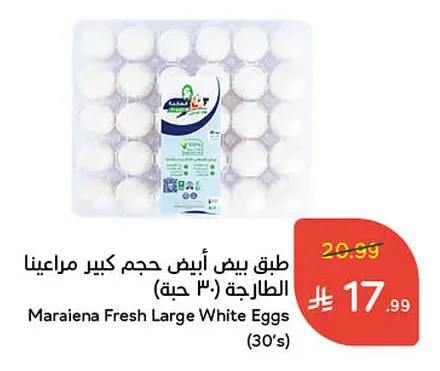 طبق بيض أبيض حجم كبير مـراعـيـنـا الطازجة