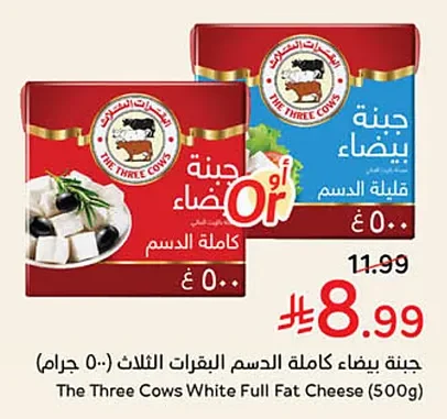 جبنة بيضاء كاملة الدسم