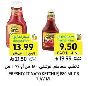 كاتشب طماطم، فرشتلي