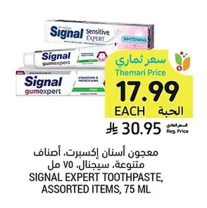 Signal Expert Toothpaste, Assorted Items, 75 ml