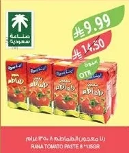 رنا معجون الطماطم ٨ * ٣٥٠ جرام