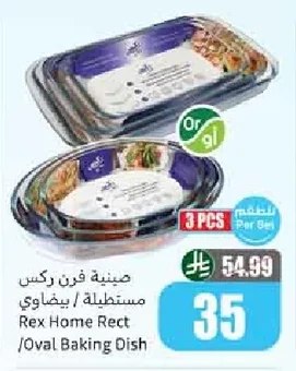 صينية فرن ركس مستطيلة / بيضاوي