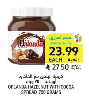 Hazelnut Cocoa Spread