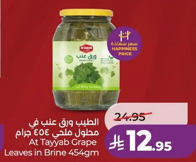 At Tayyab Grape Leaves in Brine 454gm