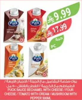 Bechamel Sauce with Cheese / Four Cheese / Tomato with Cream / Mushroom with Pepper