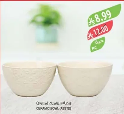 CERAMIC BOWL (ASSTD)