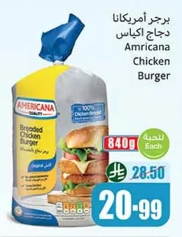 برجر دجاج اكياس