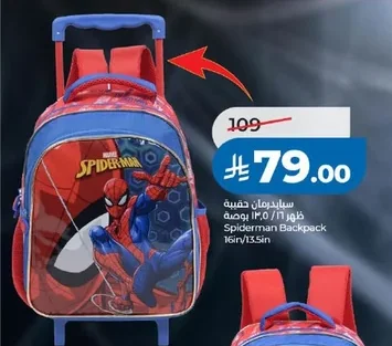 SpiderMan Trolly 13.5in
