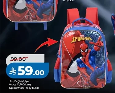 SpiderMan Trolly 13.5in