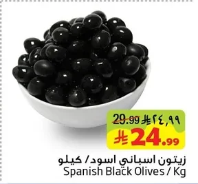 زيتون اسباني اسود