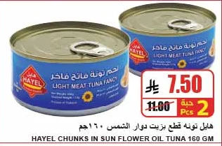 CHUNKS IN SUN FLOWER OIL TUNA