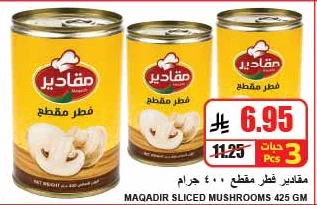 SLICED MUSHROOMS