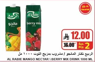 AL RABIE MANGO NECTAR | BERRY MIX DRINK