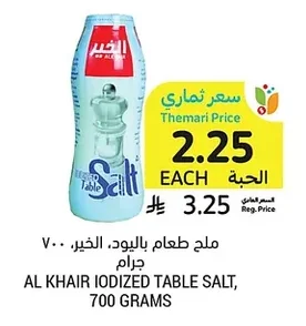 Iodized Table Salt