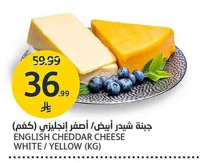 ENGLISH CHEDDAR CHEESE WHITE / YELLOW