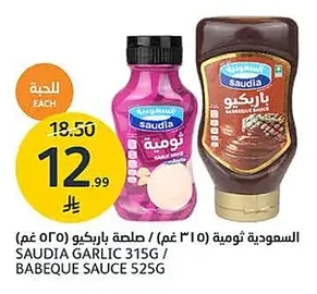 Saudia Garlic Sauce / Barbecue Sauce