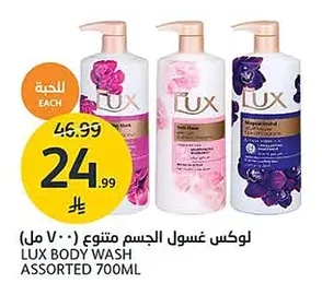 Lux Body Wash Assorted