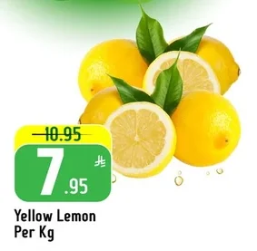Yellow Lemon Per Kg