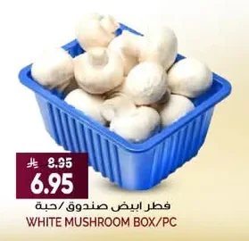 WHITE MUSHROOM BOX/PC