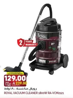 ROYAL Vacuum Cleaner 1800 W