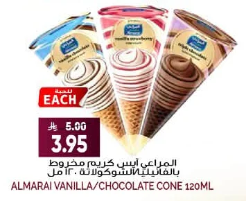 Vanilla/Chocolate Ice Cream Cone