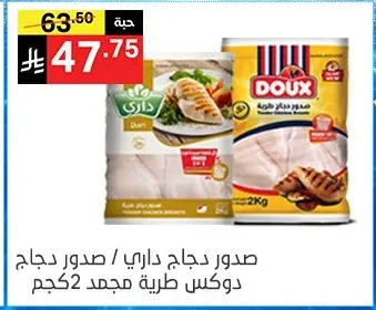 صدور دجاج داري / صدور دجاج دوكس طرية مجمد