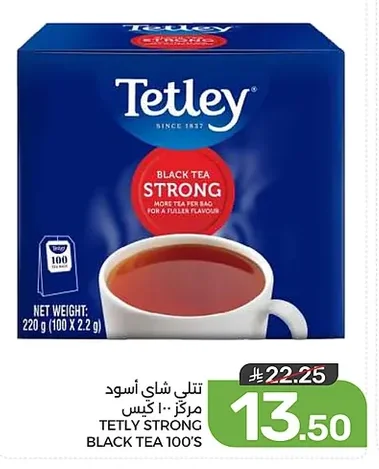 TETLY STRONG BLACK TEA
