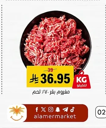 Beef Mince 70% Lean